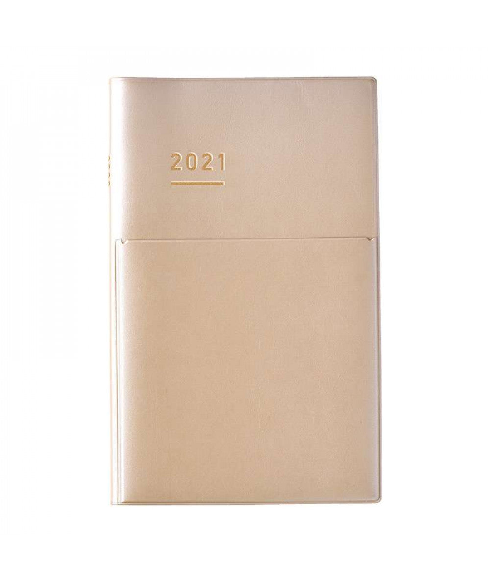 KOKUYO 2021 Jibun Techo Diary Pale Matt-Beige