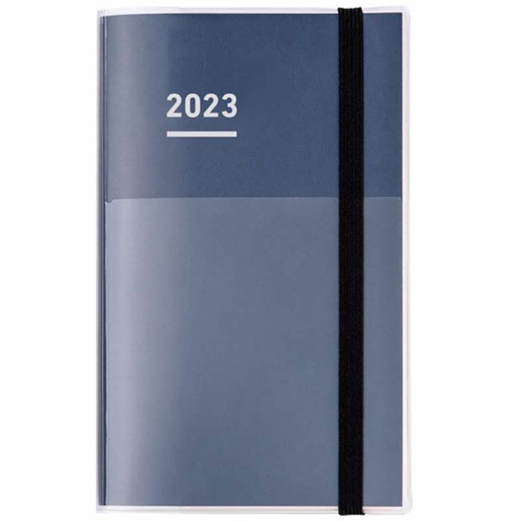 KOKUYO 2023 Jibun Techo Diary 3 in 1 Std Clear Navy