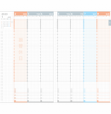 KOKUYO 2023 Jibun Techo Diary 3 in 1 Std Clear P. Pink