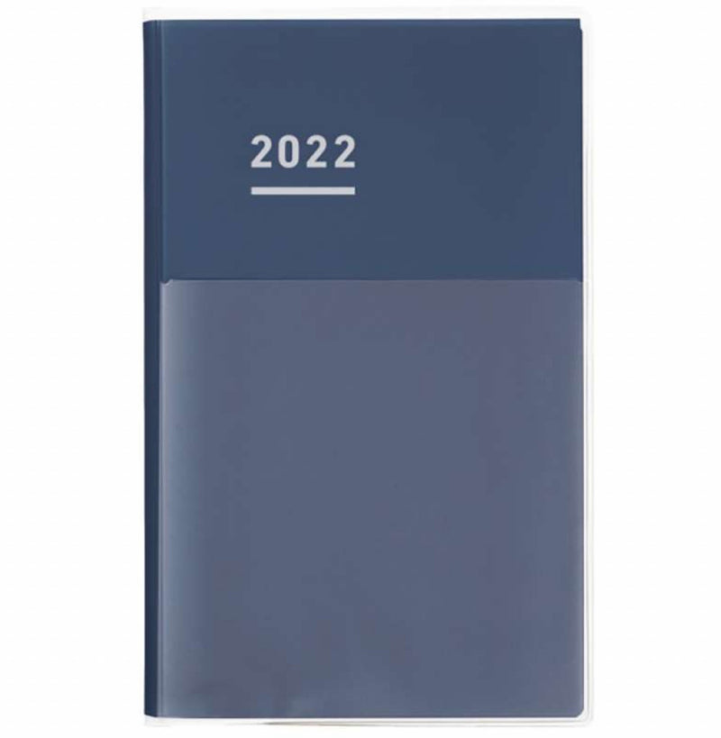 KOKUYO 2023 Jibun Techo Diary Clear Navy