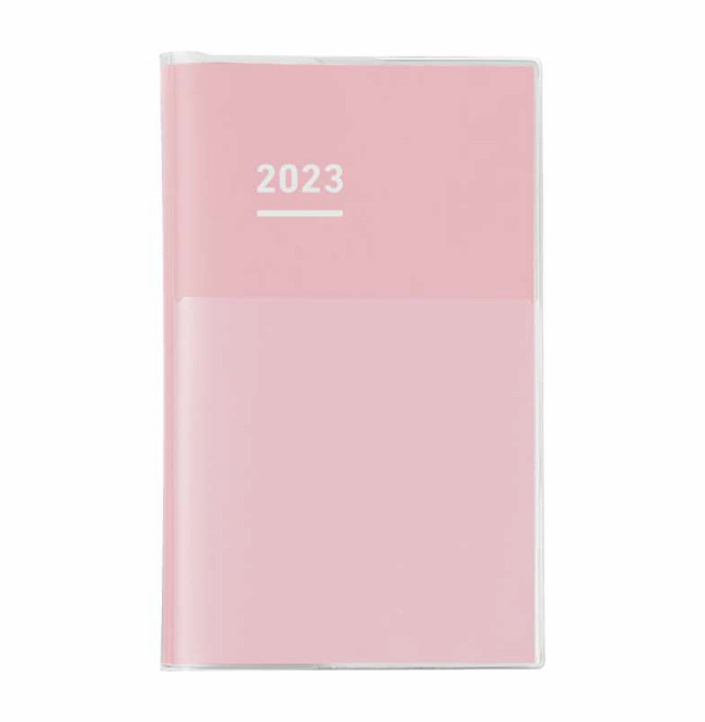 KOKUYO 2023 Jibun Techo Diary Mini Clear P. Pink