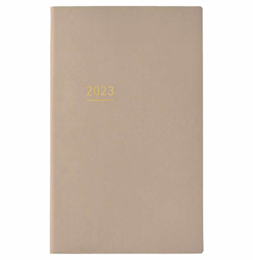 KOKUYO 2023 Jibun Techo Diary Lite Mini Beige