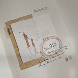 JIEYANOW ATELIER Rubber Stamp Oval Mirror