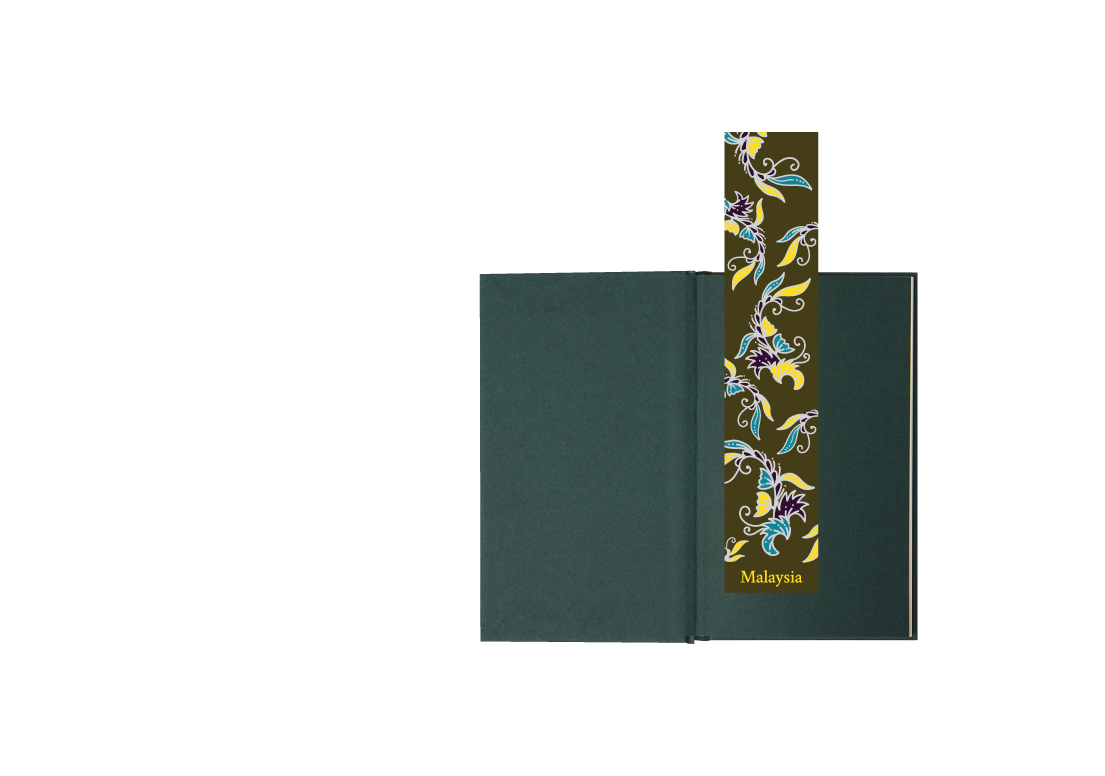 LIFE DESIGN STUDIO Woven Batik Bookmarks