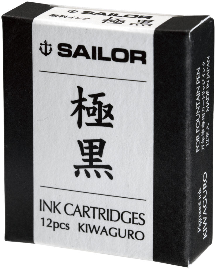 SAILOR Ink Cartridge 12pcs Kiwaguro