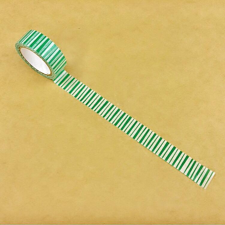 BDA141 ランダムストライプマント WASHI TAPE