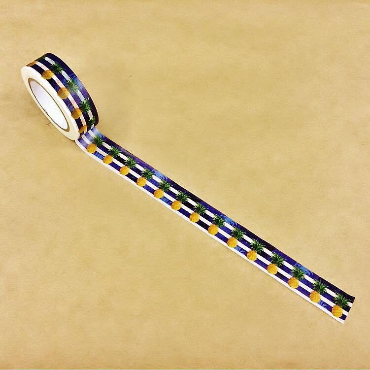 BDA086 パイナップルネイビー WASHI TAPE
