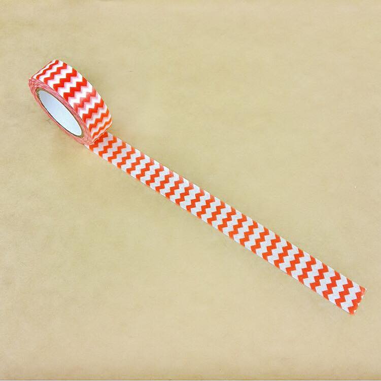 BDA143 ジグザグストライプルージュ WASHI TAPE