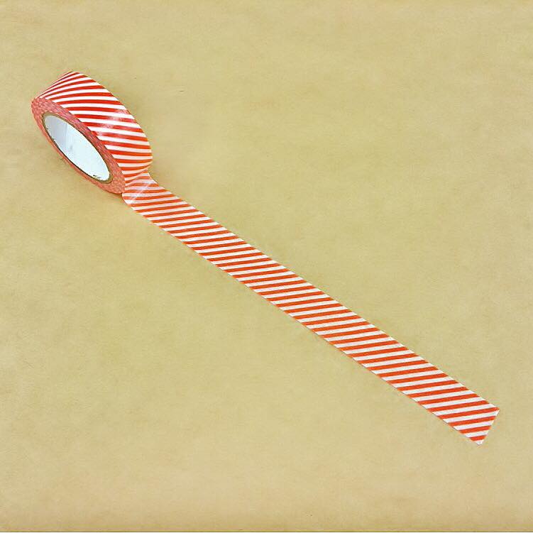 BDA135 ななめストライプルージュ WASHI TAPE