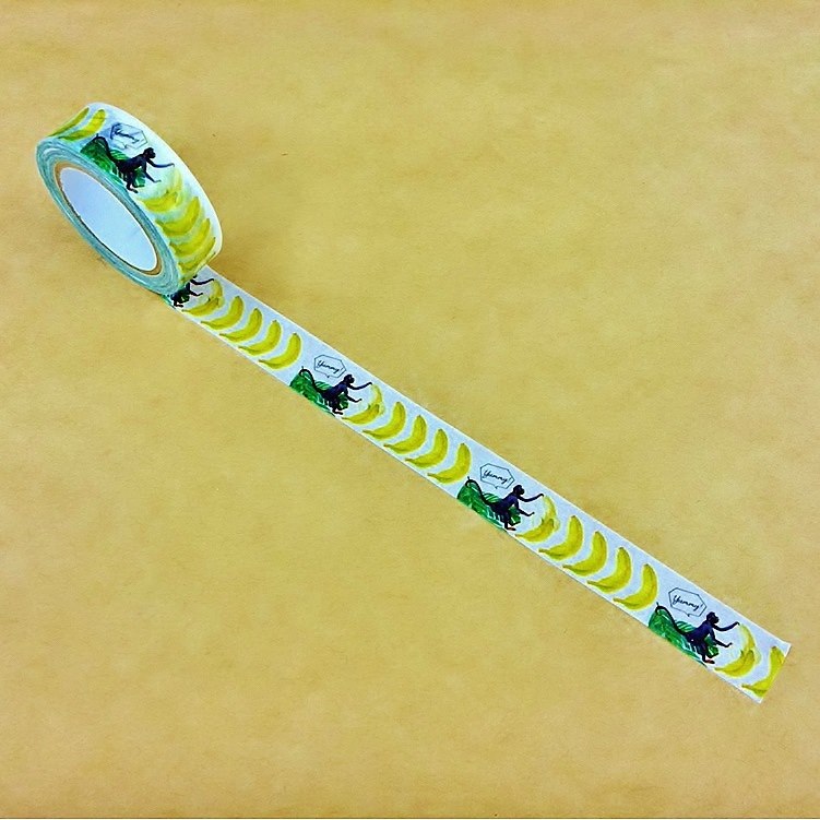 BDA083 バナナホワイト WASHI TAPE