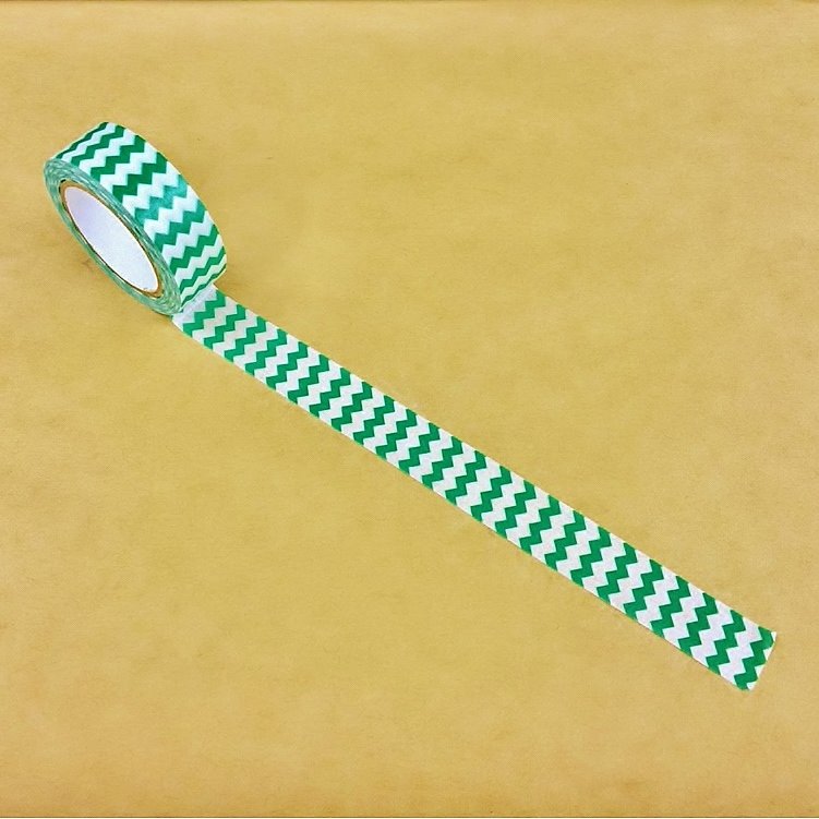 BDA145 ジグザグストライプマント WASHI TAPE