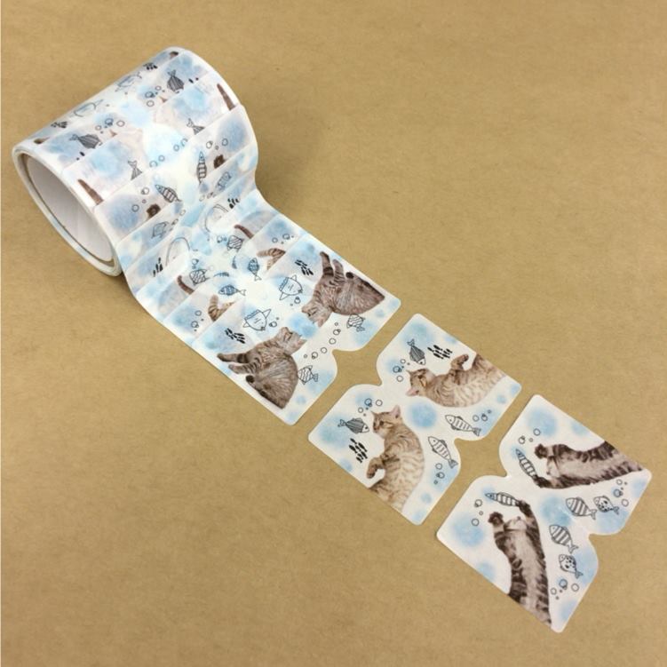 BDA026 インデックスネコとお魚 80PIECES