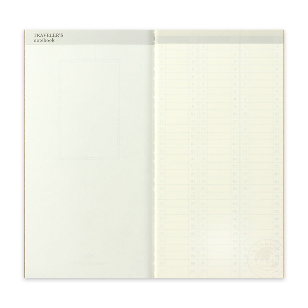 TRAVELER'S Notebook Refill LIST 2/2