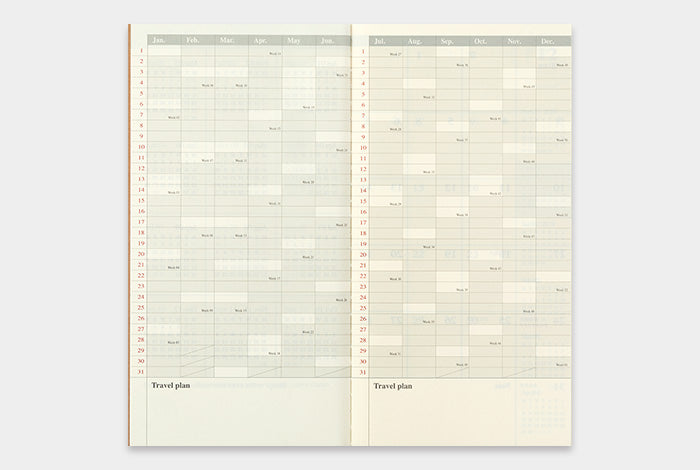 TRAVELER'S 2019 Notebook Refill