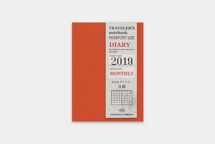 TRAVELER'S 2019 Notebook Passport Size Refill