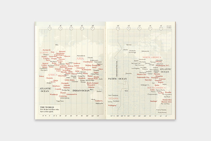 TRAVELER'S 2019 Notebook Passport Size Refill