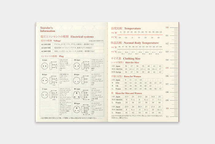 TRAVELER'S 2019 Notebook Passport Size Refill