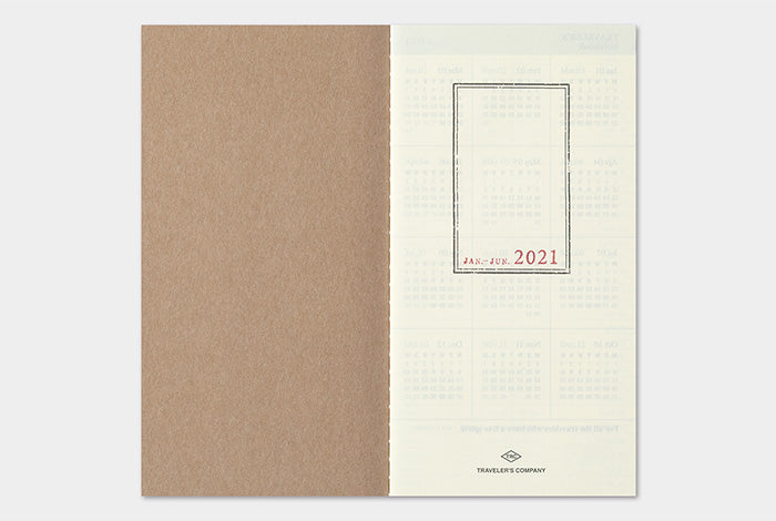 TRAVELER'S Notebook Refill 2021 Weekly + Memo