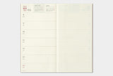 TRAVELER'S Notebook Refill 2021 Weekly + Memo