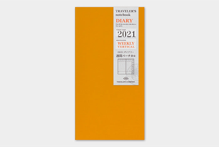TRAVELER'S Notebook Refill 2021 Weekly Vertical