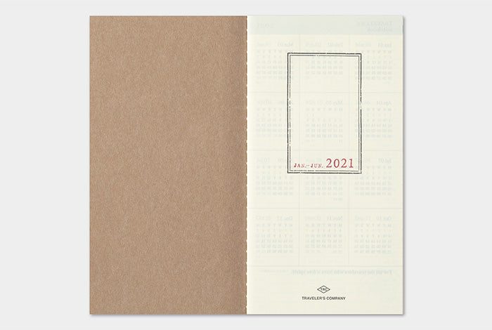 TRAVELER'S Notebook Refill 2021 Weekly Vertical