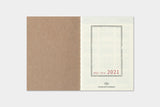 TRAVELER'S 2021 Notebook Passport Size Refill Weekly