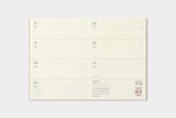 TRAVELER'S 2021 Notebook Passport Size Refill Weekly