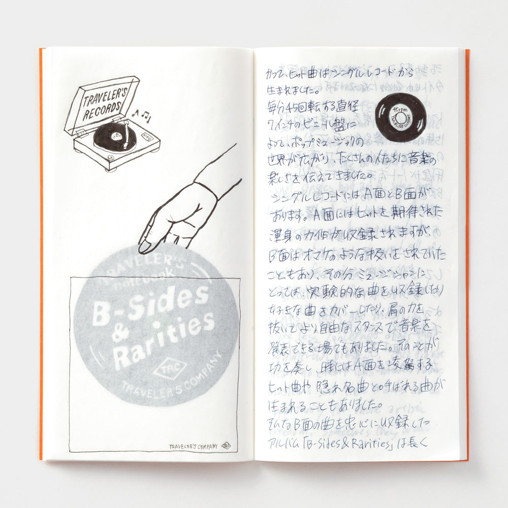 TRAVELER'S Notebook Refill B Sides+Rarities Super Lightweight Paper