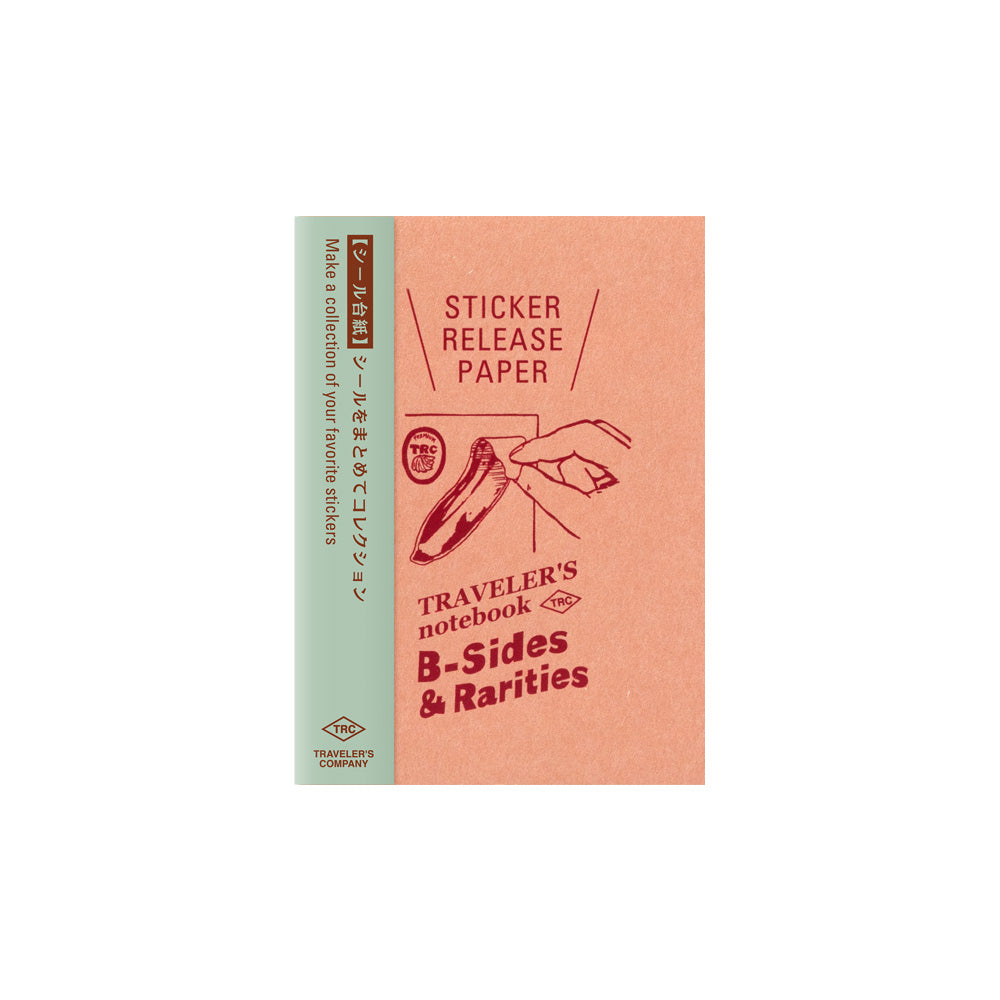 TRAVELER'S Notebook Refill B Sides+Rarities Sticker Release Paper
