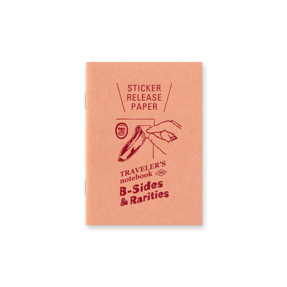 TRAVELER'S Notebook Refill B Sides+Rarities Sticker Release Paper