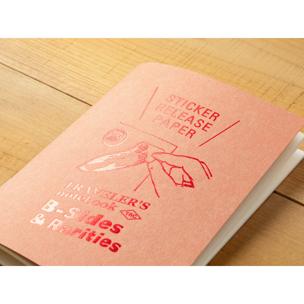 TRAVELER'S Notebook Refill B Sides+Rarities Sticker Release Paper