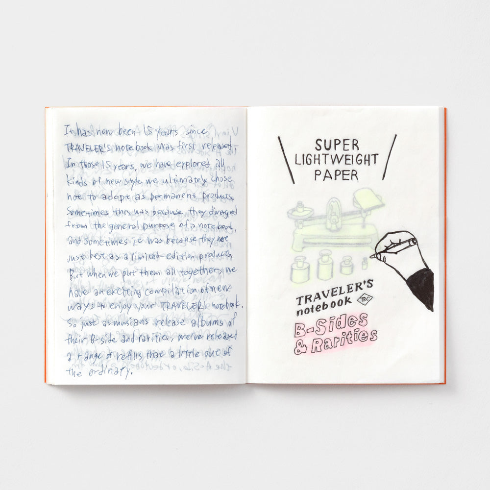 TRAVELER'S Notebook Refill B Sides+Rarities Super Lightweight Paper