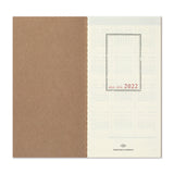 TRAVELER'S 2022 Notebook Refill Weekly + Memo