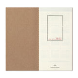 TRAVELER'S 2022 Notebook Refill Weekly Vertical
