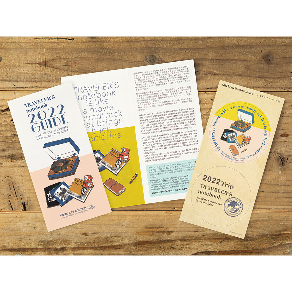 TRAVELER'S 2022 Notebook Refill Weekly Vertical