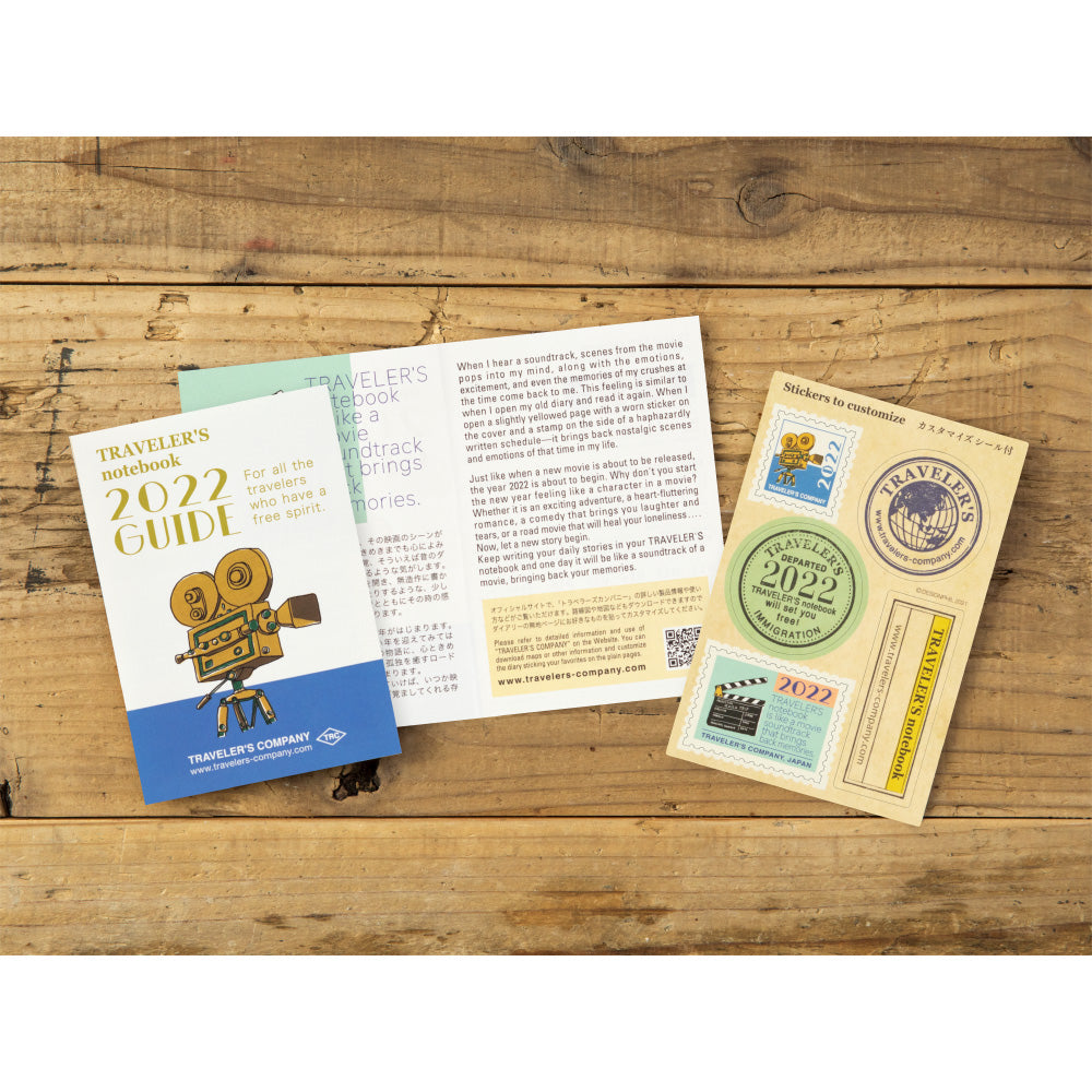 TRAVELER'S 2022 Notebook Passport Size Refill Weekly