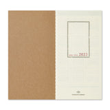 TRAVELER'S 2023 Notebook Refill Weekly + Memo