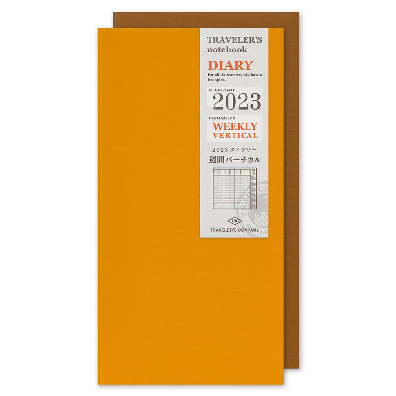 TRAVELER'S 2023 Notebook Refill Weekly Vertical