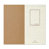 TRAVELER'S 2023 Notebook Refill Weekly Vertical