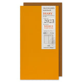 TRAVELER'S 2023 Notebook Refill Weekly Vertical