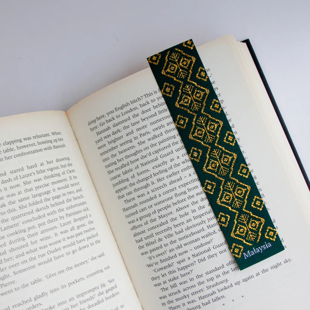 LIFE DESIGN STUDIO Woven Songket Bookmarks