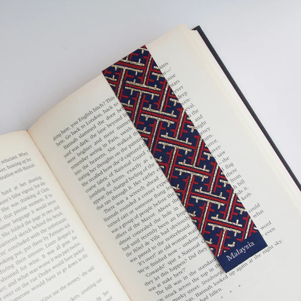 LIFE DESIGN STUDIO Woven Songket Bookmarks