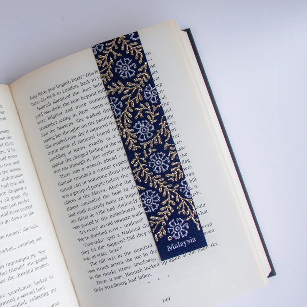 LIFE DESIGN STUDIO Woven Batik Bookmarks