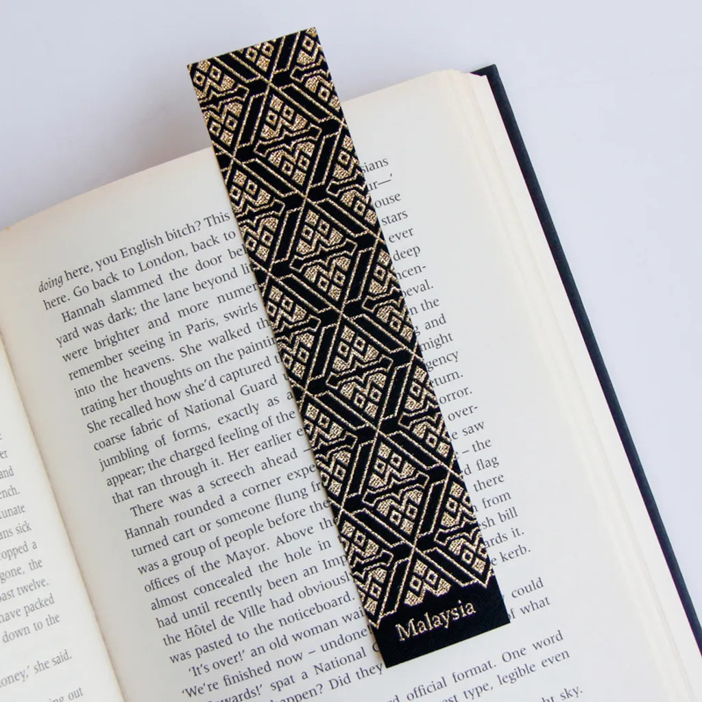 LIFE DESIGN STUDIO Woven Songket Bookmarks