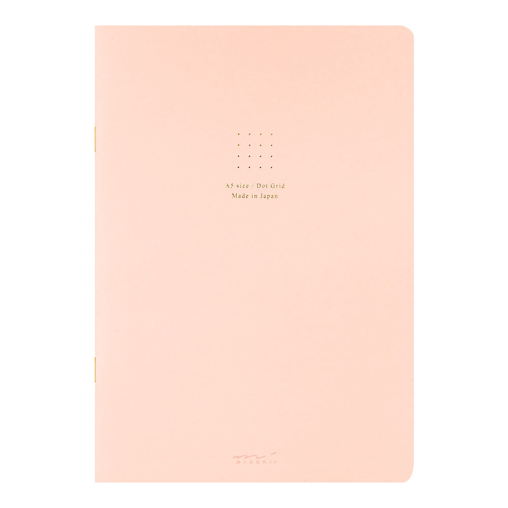 MIDORI Notebook <A5> Color Dot Grid Pink