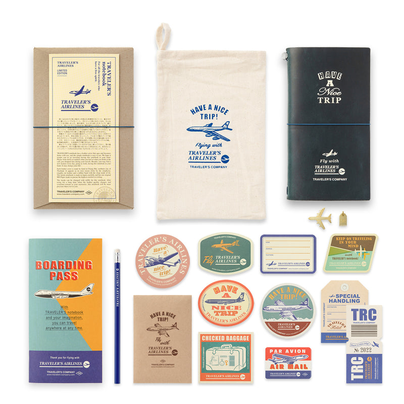 TRAVELER'S Notebook Limited Edition Set Airline