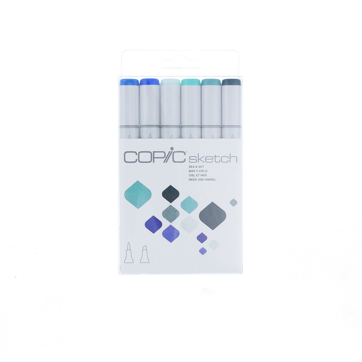 COPIC Sketch Marker 6Cols Set Sea Sky
