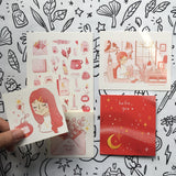 AZREENCHAN Art Print Postcard May's Pack