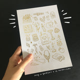 AZREENCHAN Art Print Postcard May's Pack