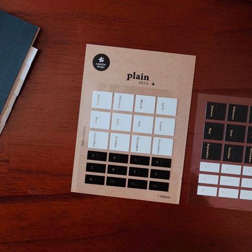 SUATELIER Plain Deco Stickers Plain 44